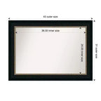 Miroir Mural Biseauté pour Salle de Bain