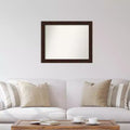 Miroir mural étroit biseauté en bronze