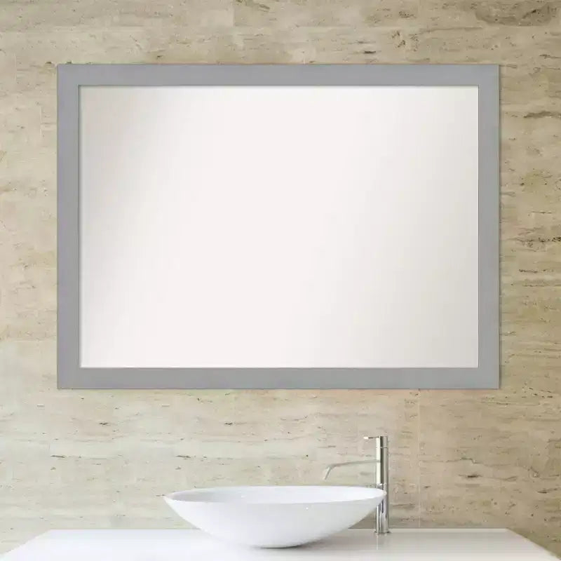 Miroir mural biseauté pour salle de bain