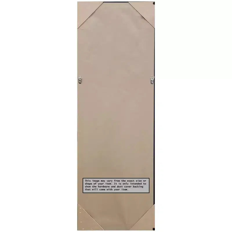 Miroir pleine longueur blanc mosaïque sans biseau