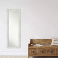 Miroir pleine longueur blanc mosaïque sans biseau