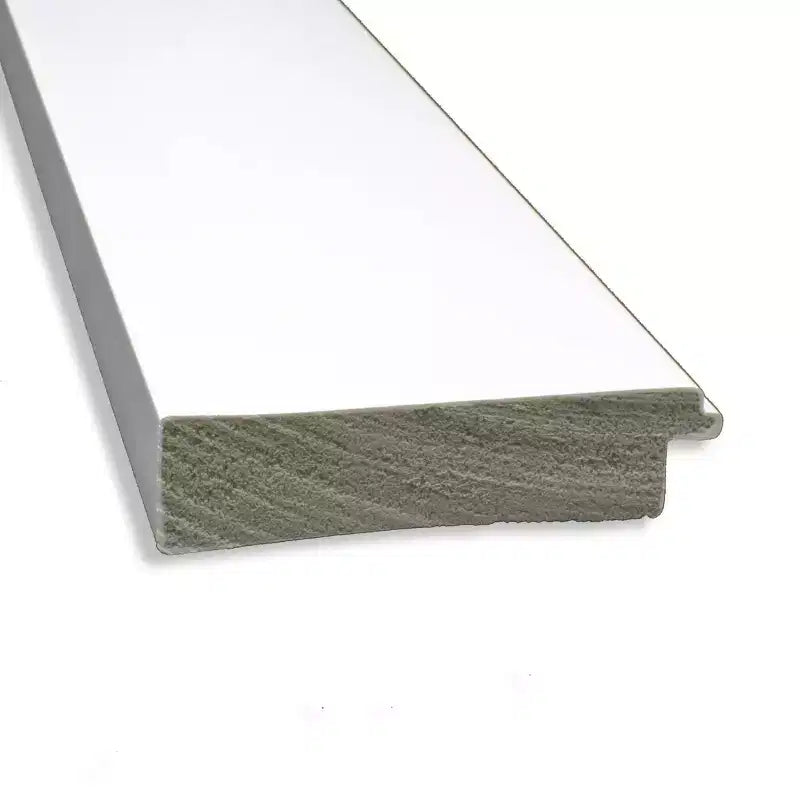 Miroir mural de salle de bain biseauté Blanc