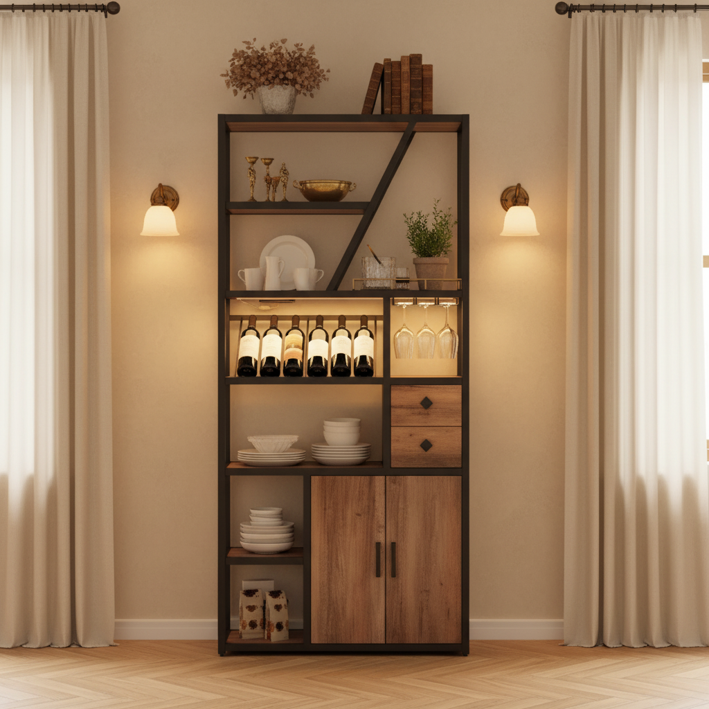 Meuble haut pour machine à café
