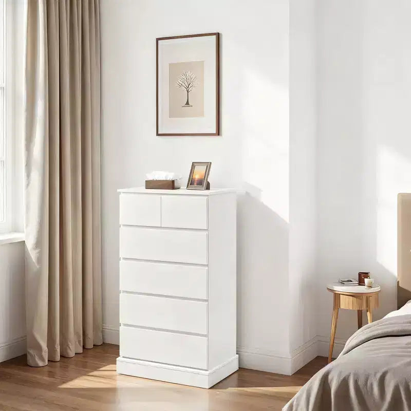 Commode haute moderne en bois