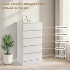Commode haute moderne en bois