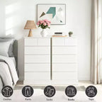 Commode haute moderne en bois