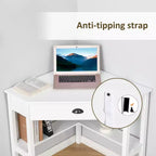 Bureau d'angle, Bureau informatique triangulaire