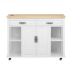 Îlot de cuisine avec table à manger extensible