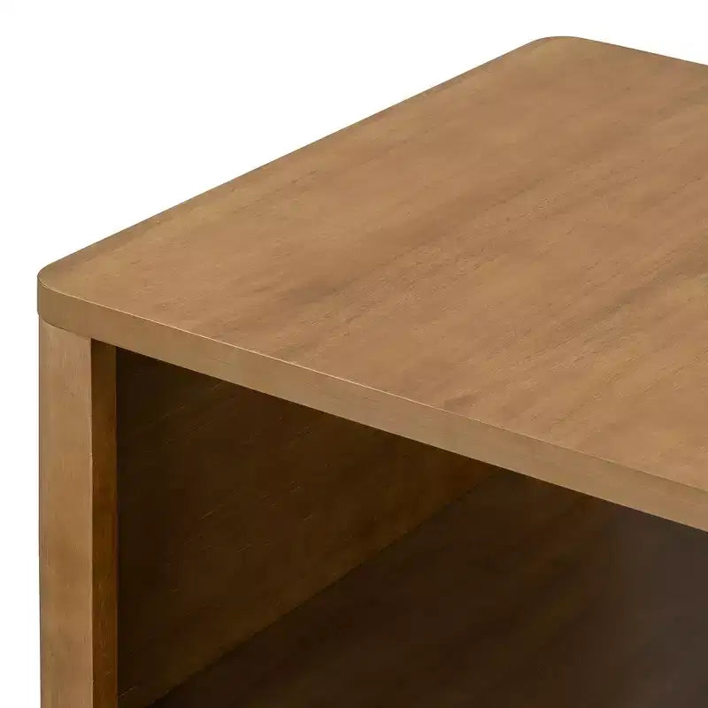 Table basse carrée en bois avec rangement
