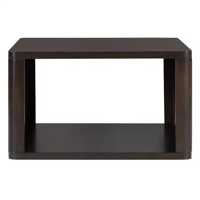 Table basse carrée en bois avec rangement