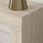 Console avec plateau rectangulaire fin