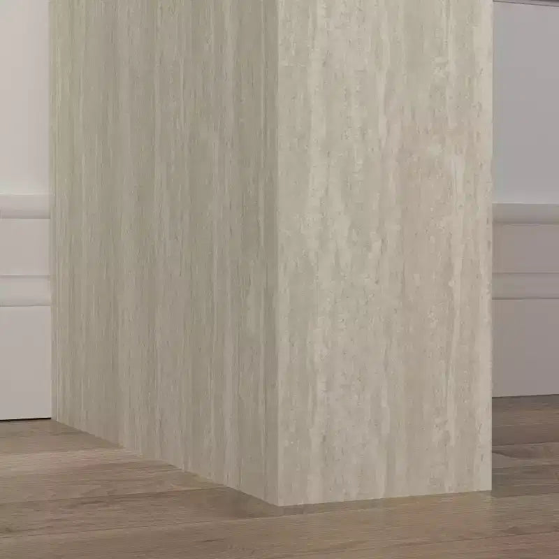 Console avec plateau rectangulaire fin