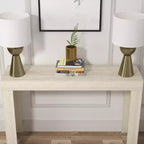 Console avec plateau rectangulaire fin