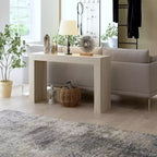 Console avec plateau rectangulaire fin