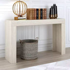 Console avec plateau rectangulaire fin