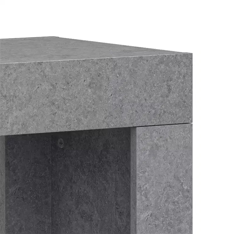 Console avec plateau rectangulaire fin