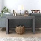Console avec plateau rectangulaire fin