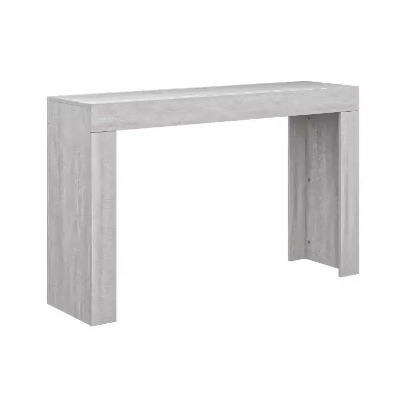 Console avec plateau rectangulaire fin