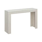 Console avec plateau rectangulaire fin