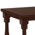 Table d'appoint antique avec rangement ouvert