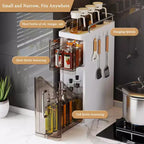 Organisateur de bureau pour boîte de rangement à épices,