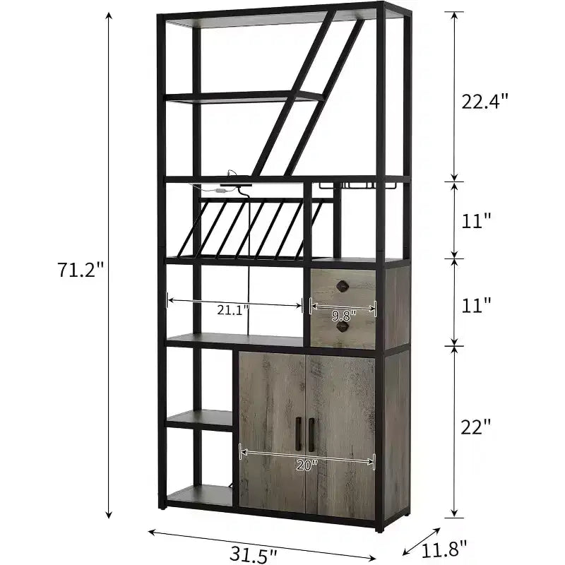 Meuble haut pour machine à café