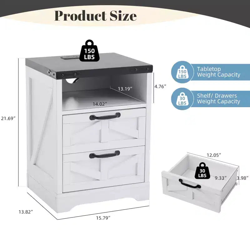 Table d'appoint rustique