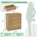 Table de chevet moderne en bois avec rangement