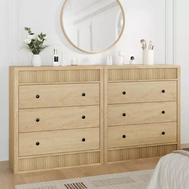 Table de chevet moderne en bois avec rangement
