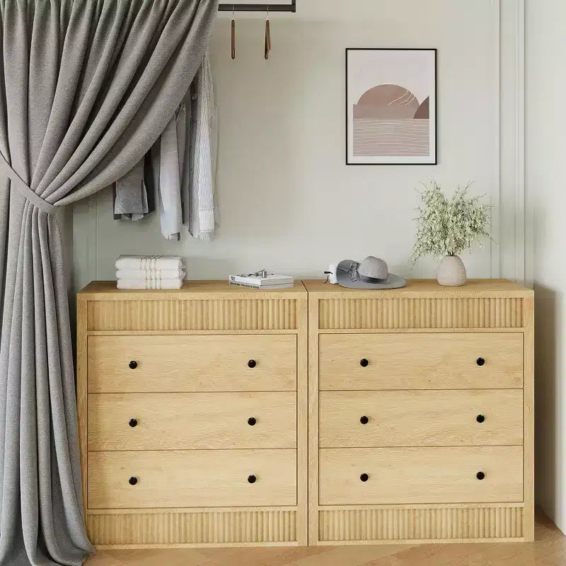 Table de chevet moderne en bois avec rangement