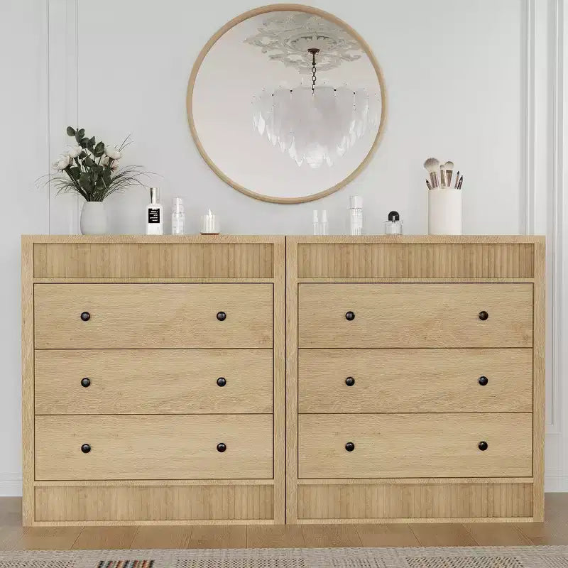 Table de chevet moderne en bois avec rangement