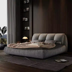 Lit plateforme rembourré de luxe