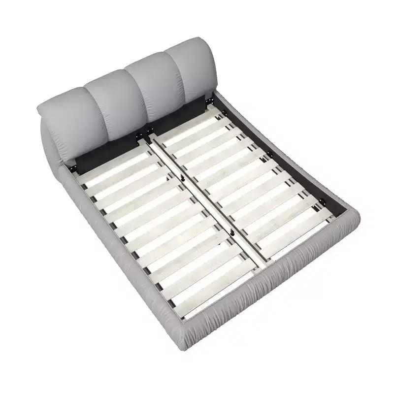 Lit plateforme rembourré de luxe
