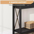 Console, Table de Canapé Étroite de Style Ferme Rustique
