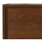 Grand meuble de rangement industriel moderne en bois massif