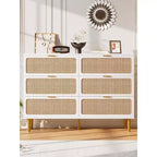 Tiroirs de commode en rotin, Armoire haute moderne