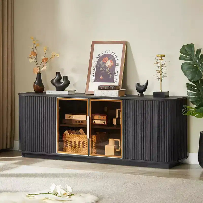 Meuble TV ondulé