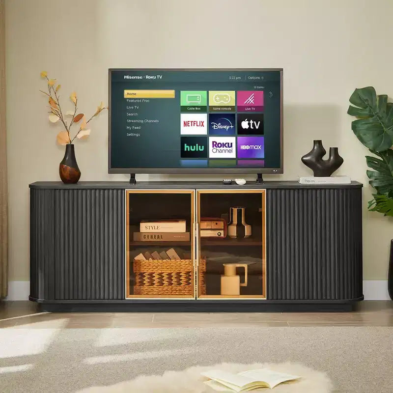 Meuble TV ondulé