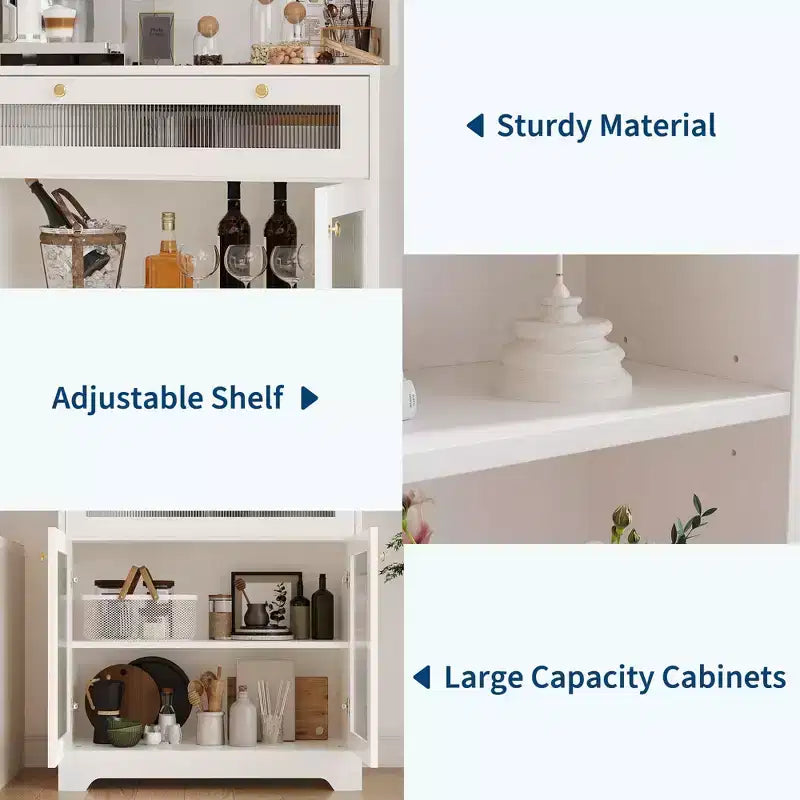 Armoire de garde-manger de style rustique