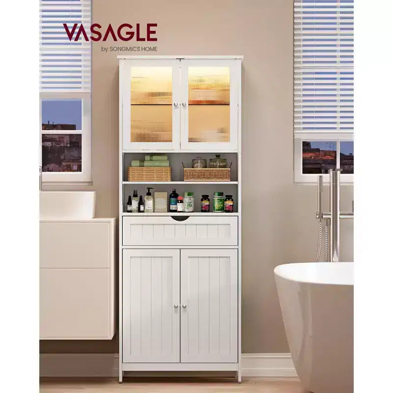 Armoire de rangement sur pied,