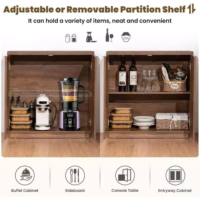 Organisateur de salle à manger polyvalent pour armoire