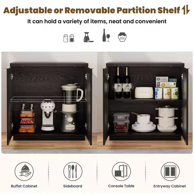 Organisateur de salle à manger polyvalent pour armoire