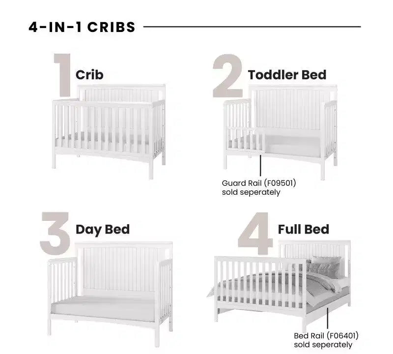 Lit de bébé convertible, commode avec plateau à langer et fauteuil à bascule confortable