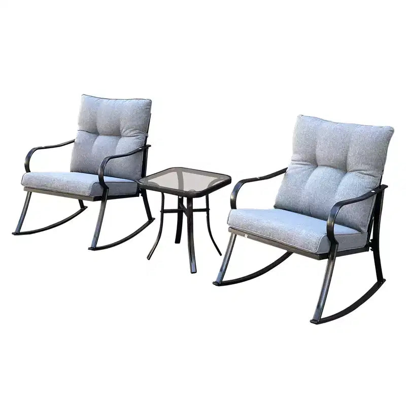 Fauteuil à bascule moderne 2 places