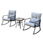 Fauteuil à bascule moderne 2 places