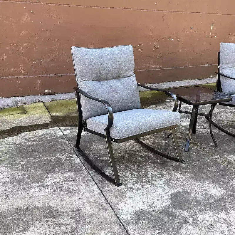 Fauteuil à bascule moderne 2 places