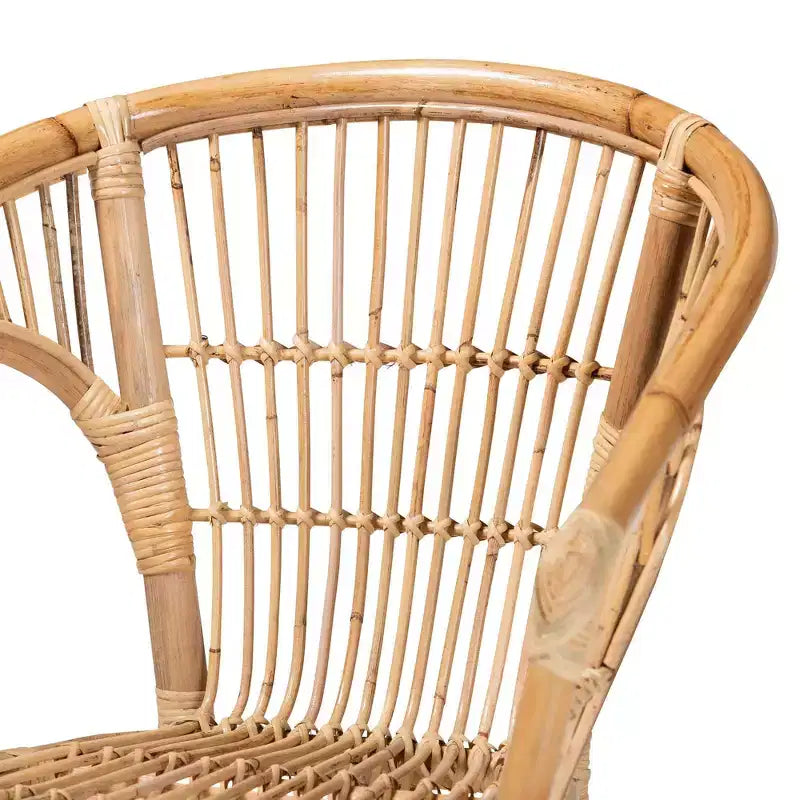 Chaise de salle à manger en rotin