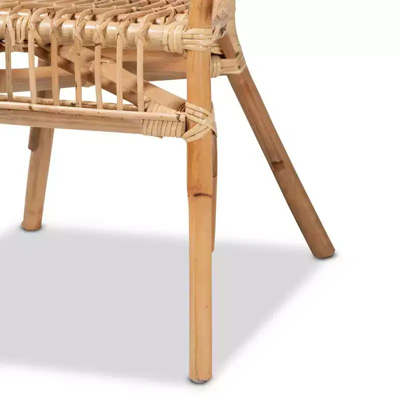Chaise de salle à manger en rotin
