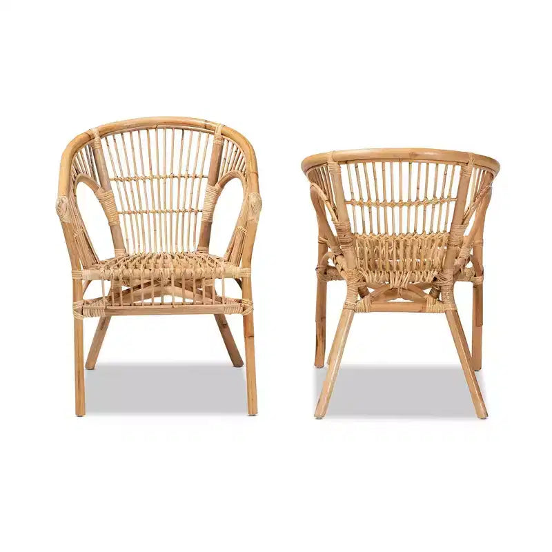 Chaise de salle à manger en rotin