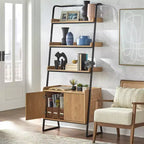 Étagère échelle avec armoire